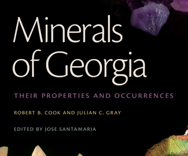 Minerals of Georgia Book at Tellus Science Museum