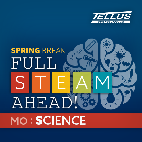 Spring Break Monday at Tellus Science Museum