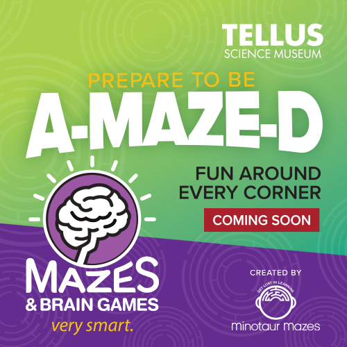Mazes and Brain Games Coming Soon to Tellus Science Museum